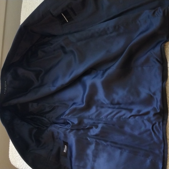 Hugo Boss Modern Fit - Gray Glen Check Wool Suit (Made in USA) 40R - Picture 12 of 13